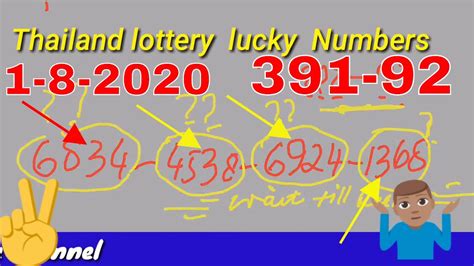 thai lottery lucky number